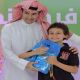 المذيع عبدالرحمن الحسين يشارك أطفال إنسان فرحة نجاحهم 
